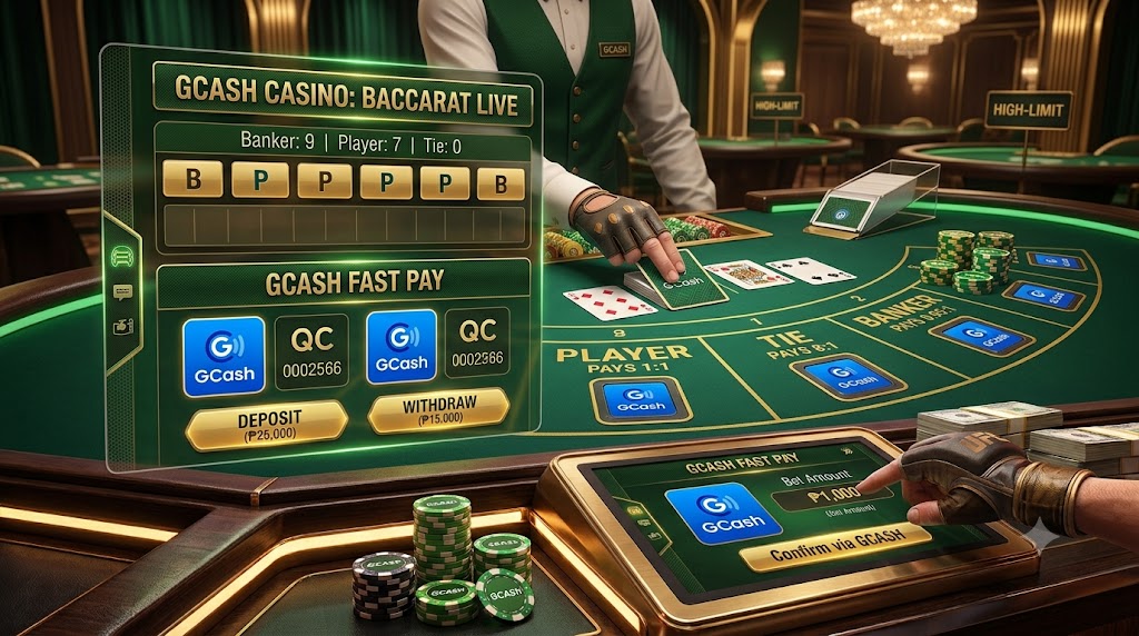 GCASH Baccarat Live – GCASH Online Casino Philippines Lucky GGBET
